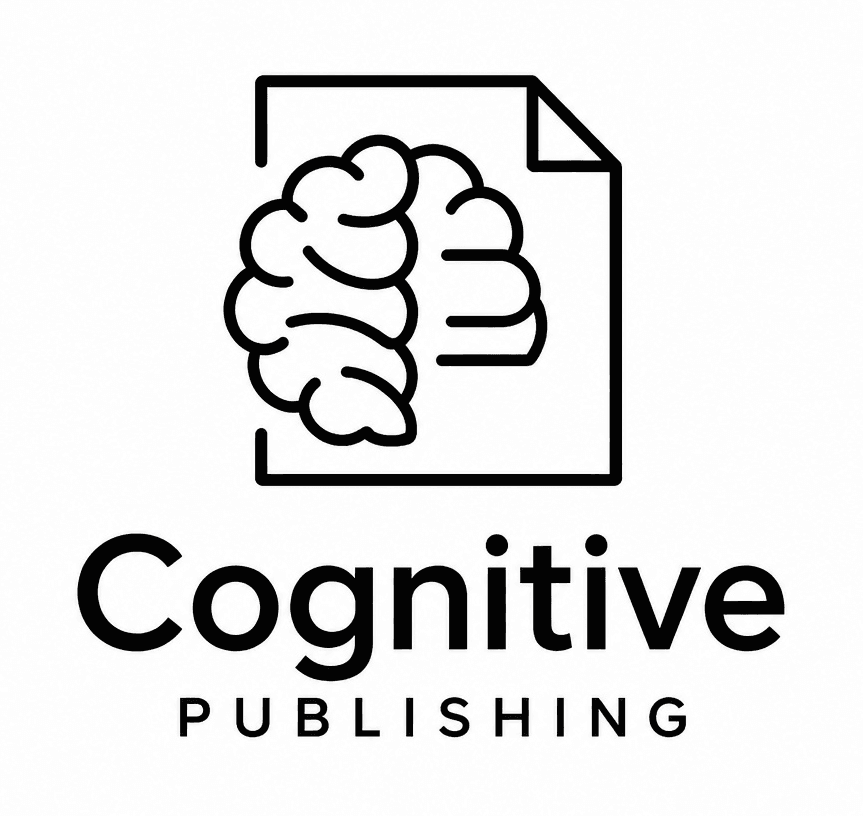 Cognitive Publishing logo: a brain within a document outline above the wordmark.